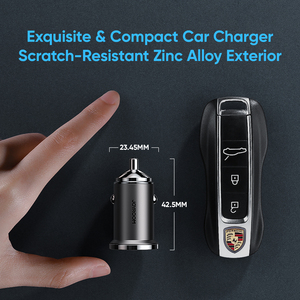 JOYROOM <span class=keywords><strong>Original</strong></span> Usb C <span class=keywords><strong>Cargador</strong></span> <span class=keywords><strong>de</strong></span> coche Carga súper rápida Pd Puertos duales 45W Cable Adaptador <span class=keywords><strong>de</strong></span> coche para teléfono <span class=keywords><strong>Samsung</strong></span> - Product Image 5