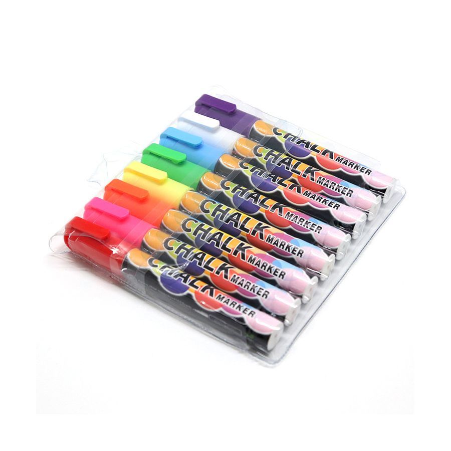 New design of 6 mm liquid double-sided NIB chalk for office window writing
