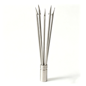 Pointe de lance de pêche en acier inoxydable à 3 et 5 dents, tête de lance de pêche à griffes, fourche à dents, outil de chasse sous-marine - Product Image 1