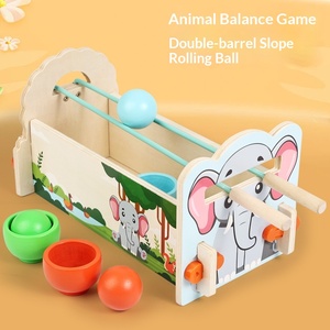 <span class=keywords><strong>Jeu</strong></span> éducatif en bois transfrontalier pour enfants, pour garçons et filles de 4 à 6 <span class=keywords><strong>ans</strong></span>, avec perles à grimper, à rouler et à ramasser - Product Image 1