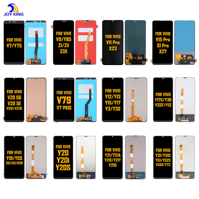 Wholesale Original Lcd Screen for Vivo Y71 Y21 Y20 Y11 Y51 Y30 Y93 Displays Mobile Phone Lcds for Vivo V9 V15 V17 Pro S1 Lcd