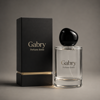 Fabricant d'atomiseurs vides de 30 ml et 50 ml (3,4 fl. oz) Flacon d'Eau de Parfum 100ml, Flacon de Parfum Personnalisé, Flacons de Parfum Noirs avec Boîte