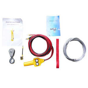 12V 24V 0,5 ton capaciteit pick-up truck kleine mobiele mini-voertuig gemonteerde kraan elektrische lier takel - Product Image 4