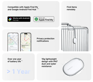 Nuevo Rastreador GPS Xiaomii Tag <span class=keywords><strong>1</strong></span> <span class=keywords><strong>Pack</strong></span>, Localizador de Objetos, Antipérdida para Tractor, Etiqueta NFC, Rastreador GPS - Product Image 2