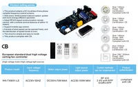 Contrôleur de ventilateur de plafond BLDC certifié CE & ERP, norme européenne, 230V pour moteur DC, module d'éclairage AC avec contrôle via application 2.4G et application Tuya
