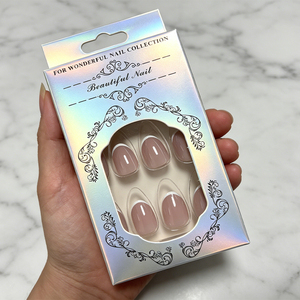 Uñas Postizas de ABS con Diseño de Almendra, Color Brillante, para Vacaciones de Verano en la Playa, Fáciles de Colocar en 5 Minutos, con Logotipo Personalizado, MOQ Bajo, Novedad 2026 - Product Image 2