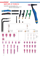 Kits d'accessoires pour torche WP 9 20 25 Series 53 pièces pour fournitures de soudage et de brasage