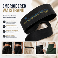 Aoya – Échantillon en 7 jours, faible MOQ, personnalisation, ceinture élastique jacquard, hybride nylon-polyester, uni, certifié Oeko-Tex Standard 100