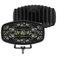 Feux de route LED de 9 pouces, 10-60V, 80W, phares LED pour camions, LED 4x4 blanc ambre pour Scania Volvo, camions lourds