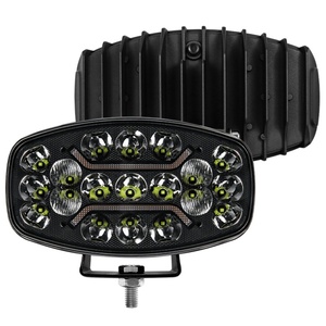 Luces de Conducción LED de 9 Pulgadas, 10-60V, 80W, Faros Delanteros LED para Camiones, 4x4, Blanco Ámbar, para Camiones Pesados Scania y Volvo - Product Image 2