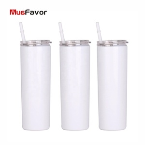 MugFavor - Vaso Térmico Sublimable <span class=keywords><strong>de</strong></span> 20 oz, Recto con Pajita, Acero Inoxidable, Vaso Delgado <span class=keywords><strong>de</strong></span> 20 oz, MSS20T-YG, Gran <span class=keywords><strong>Venta</strong></span>, Listo <span class=keywords><strong>para</strong></span> Enviar - Product Image 4