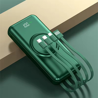 Batterie Li-Polymère 20000mAh, Power Bank Portable, Affichage LED, Chargeur Sans Fil, Câbles, Sortie 10W, Charge Rapide, Conception Magnétique