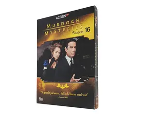 free shipping DDP Buy NEW china manufacturer DVD BOXED SETS MOVIES TV show Film Disk Duplication Murdoch mysteries season16