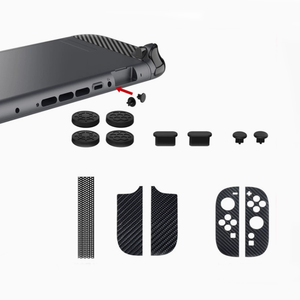 Full Kit Protection Set for <strong>Nintendo</strong> <strong>Switch</strong> 2 Silicone Thumb Grips Dust <strong>Plugs</strong> Left Right Controller Stickers - Product Image 2