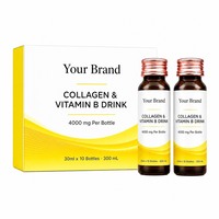 Collagène Peptidique et Complexe de Vitamine B, Liquide Énergisant et Beauté, 30ml X 10 Flacons, Fournisseur OEM ODM, Sérum Énergisant et Beauté pour Femmes