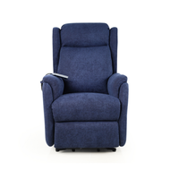 Fauteuil inclinable électrique en tissu tissé avec poche latérale pour personnes âgées, idéal pour le salon et la maison