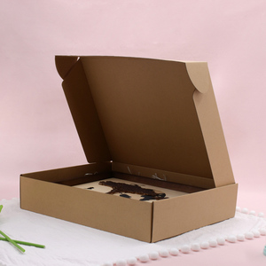 Petite boîte de carton de Kraft brun avec le type de dossier de carton ondulé de stratification de Matt pour l'expédition et l'emballage de <span class=keywords><strong>commerce</strong></span> électronique - Product Image 1