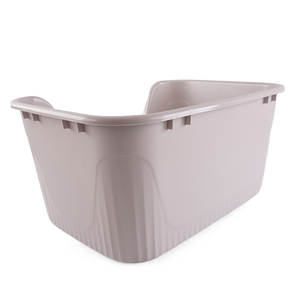 Toilette pour animaux de compagnie de grande taille Toilette portable pour la maison Facile <span class=keywords><strong>à</strong></span> nettoyer Matériel PP <span class=keywords><strong>Bac</strong></span> <span class=keywords><strong>à</strong></span> <span class=keywords><strong>litière</strong></span> pour chat - Product Image 5