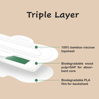 ECO BOOM-bragas ecológicas biodegradables, compresas higiénicas femeninas de algodón orgánico