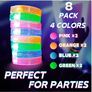 Pulsera LED Intermitente con Impresión Láser Activa Musical en Colores Surtidos - Product Image 4