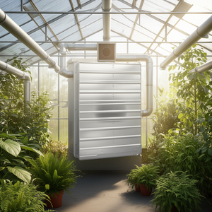 Ventilador de Extracción con Obturador de 30 Pulgadas, Motor AC, Construcción de Acero, Resistente, para Invernadero, Montaje en Pared, Refrigeración y Ventilación - Product Image 2