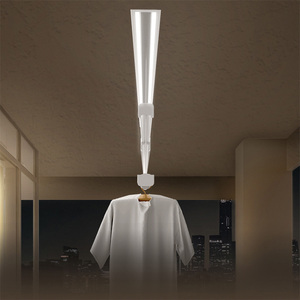 Corde <span class=keywords><strong>à</strong></span> <span class=keywords><strong>linge</strong></span> électrique intelligente dissimulée avec fonction de levage <span class=keywords><strong>à</strong></span> télécommande capable d'être cachée et de sécher les vêtements - Product Image 3