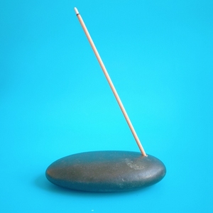 <span class=keywords><strong>Le</strong></span> plus bas prix tumble forme pavé noir pierres précieuses naturelles guérison Porte-Encens cadeau religieux - Product Image 6