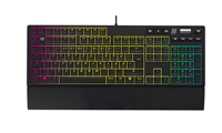 Teclado Mecánico para Juegos RGB USB OEM, Tamaño Completo, Resistente al Agua, Programable, Multifunción, con Rueda Digital y Teclas Multimedia, Nuevo para Escritorio