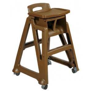 Silla alta para niños Double Swords, silla de comedor multifuncional con ruedas, mesa y silla móviles de plástico fijo con - Product Image 5