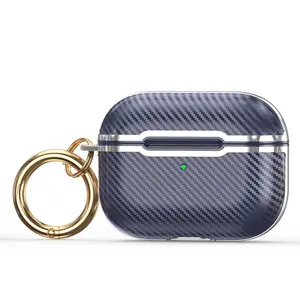 Étui pour écouteurs en fibre de carbone de mode personnalisée pour airpods pro <span class=keywords><strong>1</strong></span> 2 3 design de luxe housse pour écouteurs <span class=keywords><strong>air</strong></span> <span class=keywords><strong>pods</strong></span> 2021 meilleure vente - Product Image 1