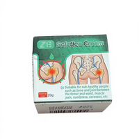 Crème à base de plantes pour la sciatique, 20 g, pommade pour la douleur du nerf sciatique, douleurs lombaires, douleurs musculaires (à utiliser par massage)