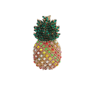 Sac à main de soirée élégant en forme d'ananas avec <span class=keywords><strong>strass</strong></span> de luxe EB1656, <span class=keywords><strong>pochette</strong></span> de soirée élégante, minaudière - Product Image 5
