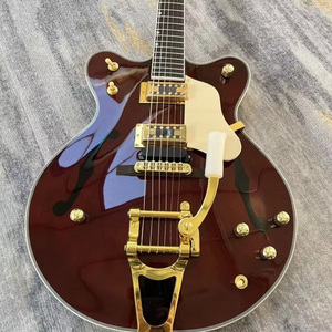 <span class=keywords><strong>Chitarra</strong></span> Elettrica ES338 in Mogano, Professionale per Rock e <span class=keywords><strong>Jazz</strong></span>, con Pickup H-H e Sistema Tremolo - Product Image 2
