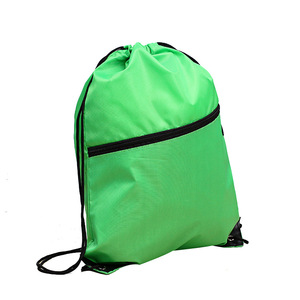 Custom Logo Printed Colorful Gym Sport Travel Drawstring Backpack Bags Nylon Handle for Advertising Storage Gift Use Promotional