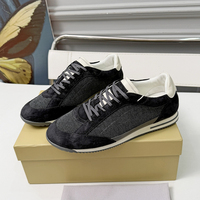Chaussures de marche décontractées pour hommes, respirantes, en maille tricotée, à lacets, légères, à semelle souple, style italien, luxe original