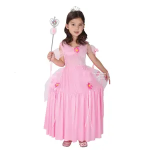 万圣节角色扮演服装女孩女巫装孩子可爱的舞会公主服装