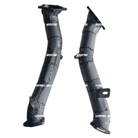 Tuyau de descente d'échappement droit de bouclier thermique de prix concurrentiel pour Audi Rs6 C7 Rs7 S6 C7 S7 4.0 Tfsi V8