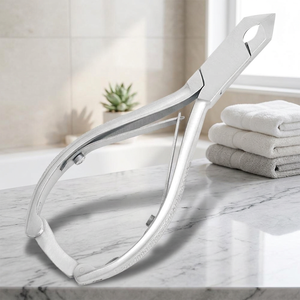 Professional Stainless Steel Cuticle Nipper Manual <b>Nail</b> <b>Tool</b> with Flower Pattern for DIY Use - Product Image 2