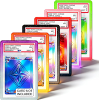 Protection souple en silicone TPU dégradé pour cartes TCG gradées 35PT