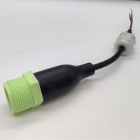 Connecteur mâle M16-4pinss de couleur verte, étanche IP67, avec presse-étoupe PG7 pour câble, pour dispositif de transfert d'énergie pour onduleur solaire