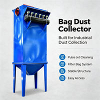 Nouveau dépoussiéreur industriel à filtre à poches, efficacité de 99 %, système de boîte à air personnalisable, éjecteur étoilé pour l'exploitation minière et le ciment