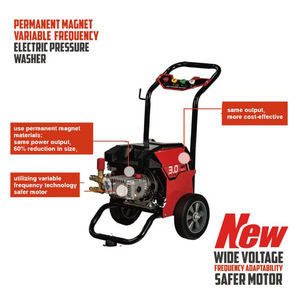Nettoyeur haute pression à <span class=keywords><strong>moteur</strong></span> électrique à aimant permanent BISON (CHINE) CE 3 kW/4 CV 100 bars/1450 psi pour le nettoyage des canalisations et des égouts - Product Image 3