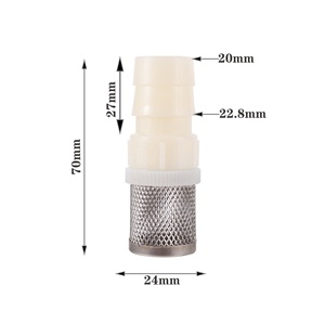 <span class=keywords><strong>Tuyau</strong></span> d'entrée d'eau de lavage de voiture, pour Machine à jus, en acier inoxydable, avec filtre pour Absorption d'eau, de 7 ~ 4-20mm - Product Image 5