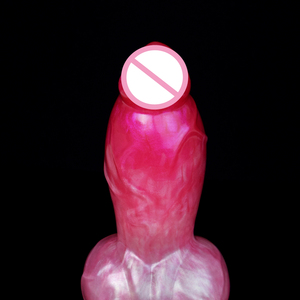 OEM ODM Big <span class=keywords><strong>Animal</strong></span> Dildo Dog Knot Dildo Anal Plug Ventosa en forma de consolador para las mujeres - Product Image 3