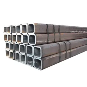 Chine fournisseurs 25x50 tube rectangulaire soudé carré section creuse tube en acier au carbone tube carré prix par kg