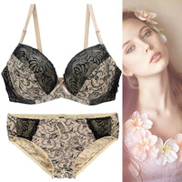 Ventas directas de fábrica Pedido original Sexy Tallas grandes Conjunto de Sujetador de encaje Exclusivo para la venta caliente