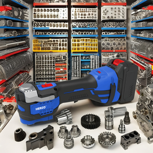 Herramienta Eléctrica Inalámbrica Multifunción Oscilante HERZO de 20 V de Grado Industrial para Cortar, Esmerilar y Pulir - Product Image 2