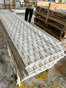 Paneles de Pared Fluorescentes 3D Minimalistas Clásicos de Madera Maciza, Insonorizados e Impermeables para Decoración de Salones, Apartamentos, Villas y Hoteles - Product Image 2