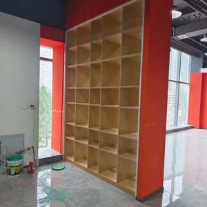 Muebles Comerciales de Estilo Moderno - Estante de Supermercado para Venta al por Mayor y Menor, Estante de Paneles de Madera para Centro Comercial, Hotel, Hogar, Bar - Product Image 3