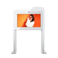 Moniteur LCD de parc de publicité extérieure MWE avec système de contrôle étanche des prévisions météorologiques et utilisation de l'ascenseur IP65 à écran horizontal